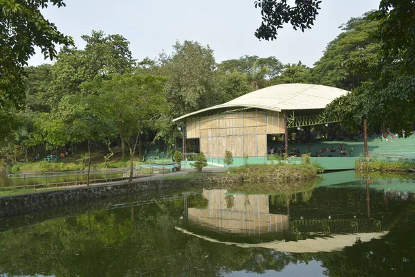 Quezon City Oct Parques Aquinos Ninoy Fachada Anfiteatro Vida Selvagem — Fotografia de Stock