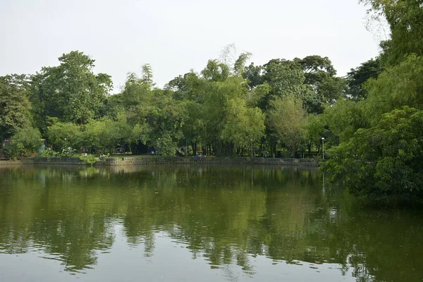 QUEZON ŞEHRİ, PH-OCT 6 Ninoy Aquino Parkları ve Vahşi Yaşam Su Gölü 6 Ekim 2018, Quezon City, Filipinler.