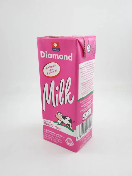 Manila Sept Diamond Strawberry Milk Septiembre 2020 Manila Philippines — Foto de Stock