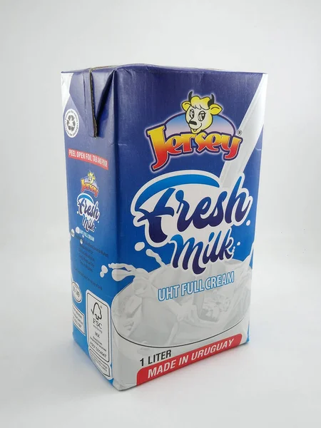 Manila Sept Jersey Čerstvé Mléko Uht Plný Krém Září 2020 — Stock fotografie