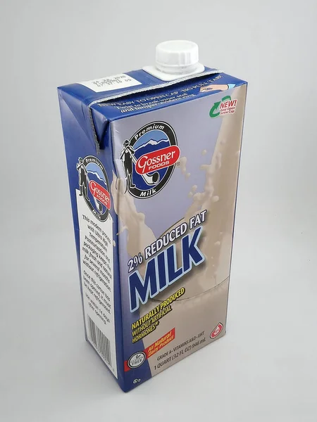 Manila Sept Gossner Alimentos Leche Septiembre 2020 Manila Filipinas — Foto de Stock