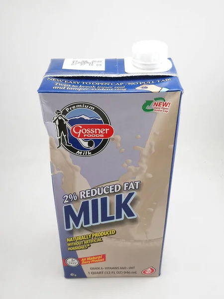 Manila Sept Gossner Foods Milk Στις Σεπτεμβρίου 2020 Στη Μανίλα — Φωτογραφία Αρχείου