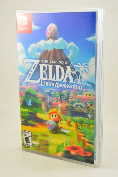Manila Sept Zelda Relie Éveil Nintendo Switch Game Cartridge Case — Photo