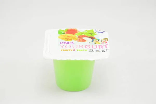 Manila Setto Yourgurt Gelatina Uva Sapore Frutta Settembre 2020 Manila — Foto Stock