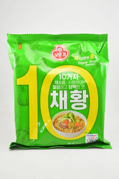 Manila Sept Ottogi Veggie Soep Ramen September 2020 Manilla Filipijnen — Stockfoto