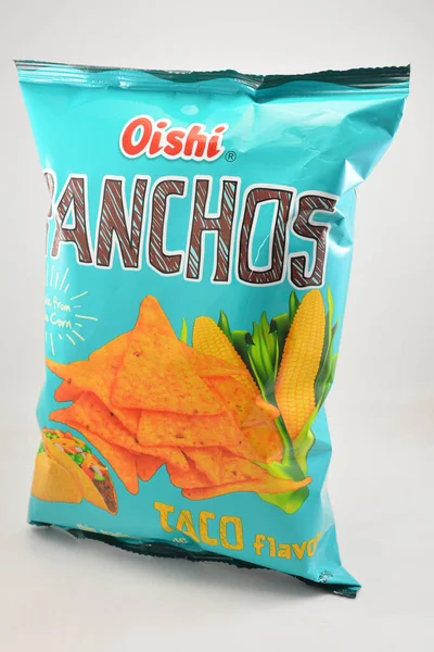 Manila Sept Oishi Panchos Sabor Taco Setembro 2020 Manila Filipinas — Fotografia de Stock