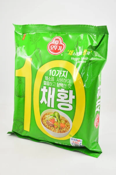 Manila Sept Ottogi Veggie Soup Ramen 2020 필리핀 마닐라 — 스톡 사진