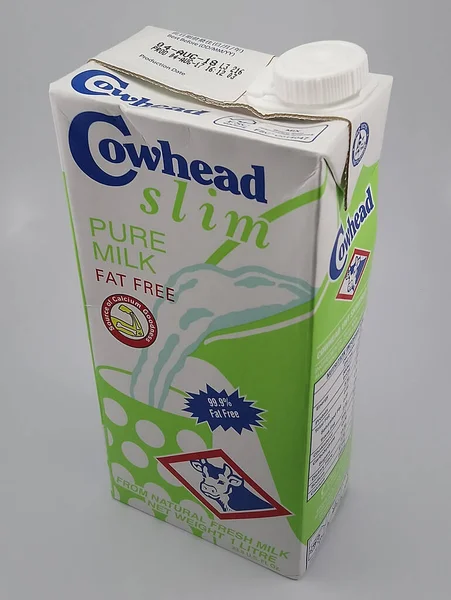 Manila Sept Cowhead Slim Pure Milk Fat Free Septiembre 2020 — Foto de Stock