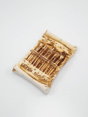 MANILA, PH - SEPT 21 - Petra Jordan buzdolabı mıknatıs tasarımı 21 Eylül 2020 tarihinde Manila, Filipinler 'de.