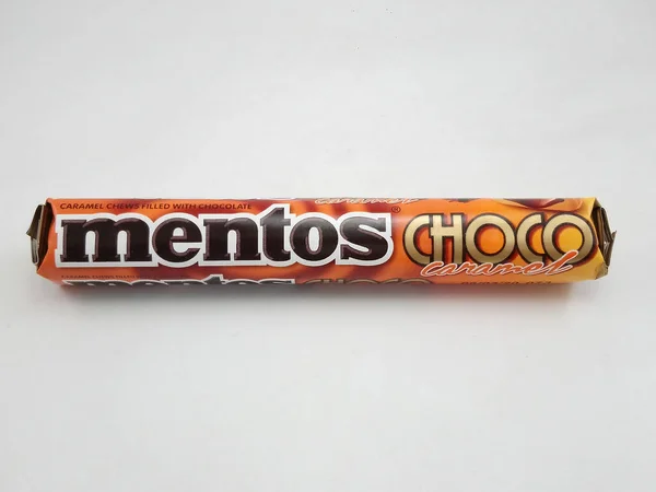 Manila Sept Mentos Choco Caramel Septiembre 2020 Manila Philippines — Foto de Stock