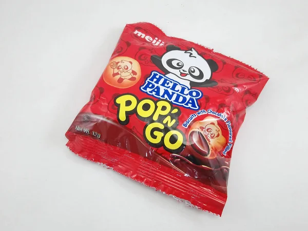 Manila Sept Meiji Hello Panda Pop Chocolate Settembre 2020 Manila — Foto Stock