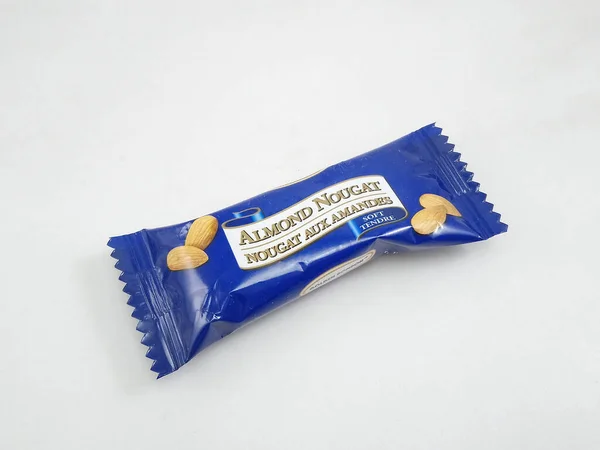 Manila Sept Almond Nougat Nut Soft Bar Setembro 2020 Manila — Fotografia de Stock