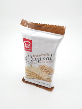 MANILA, PH - SEPT 24 - 24 Eylül 2020 tarihinde Filipinler 'in Manila şehrinde bulunan bahçedeki çok tahıllı kraker.