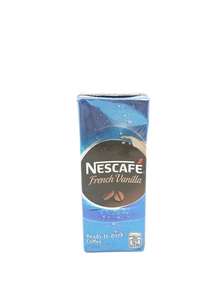 Manila Sept Nescape French Bananas Ready Drink Coffee Philippines 2020 — 스톡 사진