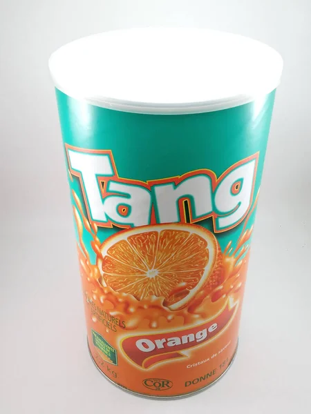 Manila Sept Tang Pomerančový Džus Prášek Září 2020 Manile Filipíny — Stock fotografie