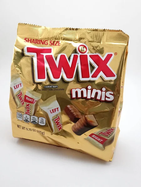 Manila Wrzesień Twix Minis Ciasteczko Karmel Czekolada Mleczna Dniu Września — Zdjęcie stockowe