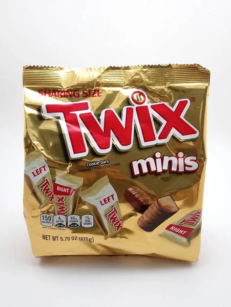 Manila Septiembre Twix Minis Barra Galletas Caramelo Chocolate Con Leche —  Fotos de Stock