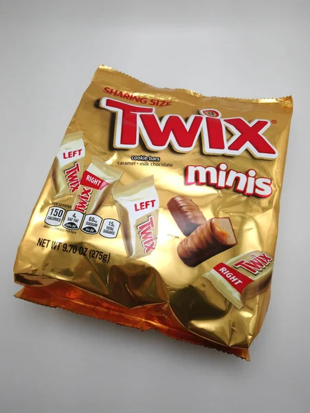 Manila Septiembre Twix Minis Barra Galletas Caramelo Chocolate Con Leche — Foto de Stock