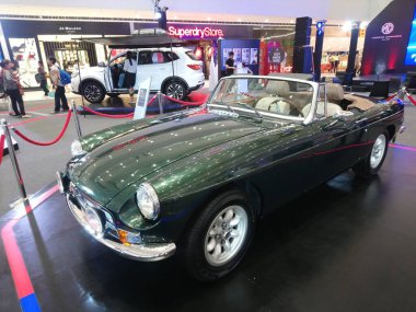 MANDALUYONG, PH - MAR 3 - Morris garajları 1969 MG B V8, 3 Mart 2019, Mandaluyong, Filipinler.