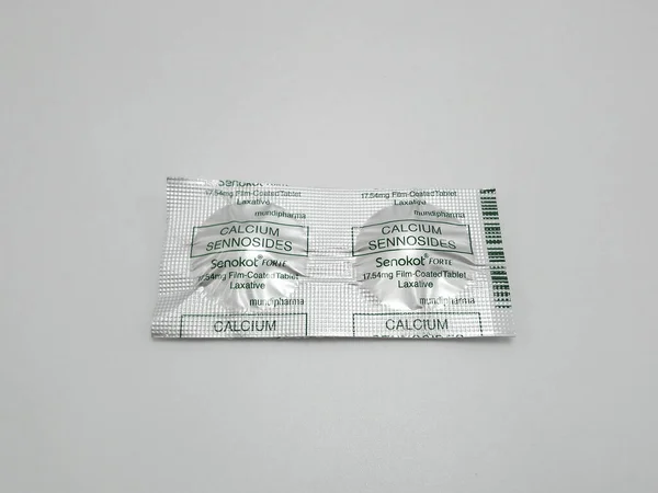 Manila Sept Calcium Sennosides Senekot Forte Laxative Tablet Вересня 2020 — стокове фото