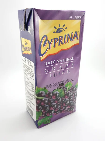 Manila Sept Cyprina Grape Juice September 2020 Manila Philippines — Stock Photo, Image