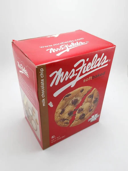 Manila Sept Mrs Fields Soft Baked Cookies Chocolate Chip Box — Stok Foto