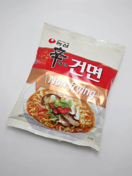 Manila Septiembre Nongshim Freír Fideos Ramen Septiembre 2020 Manila Filipinas — Foto de Stock