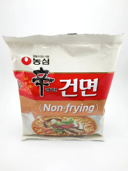 Manila Sept Nongshim Nicht Frittierende Ramen Nudeln September 2020 Manila — Stockfoto