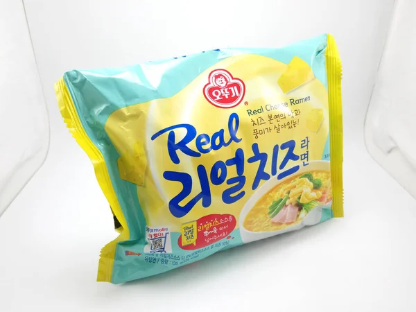 Manila Sept Real Cheese Ramen Setembro 2020 Manila Filipinas — Fotografia de Stock