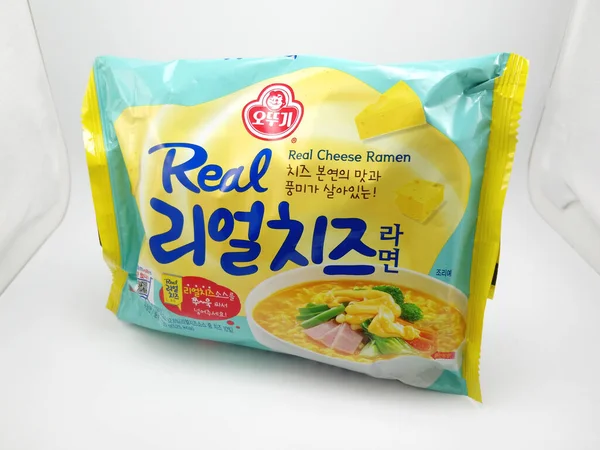 Manila Septiembre Ramen Queso Real Septiembre 2020 Manila Filipinas — Foto de Stock