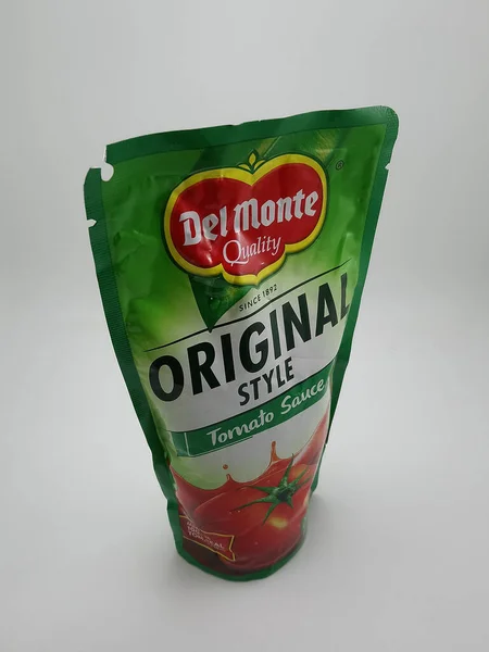 Manila Sept Del Monte Tomatensaus Originele Stijl September 2020 Manilla — Stockfoto