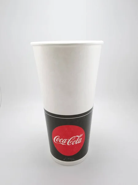 Manila Sept Landers Central Coca Cola Drinking Cup September 2020 — Stock Photo, Image