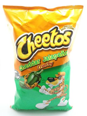 MANILA, PH - OCT 10 - Cheetos Cheddar Jalapeno 10 Ekim 2020, Manila, Filipinler.
