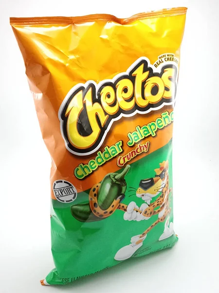 Manila Oct Cheetos Cheddar Jalapeno Outubro 2020 Manila Filipinas — Fotografia de Stock