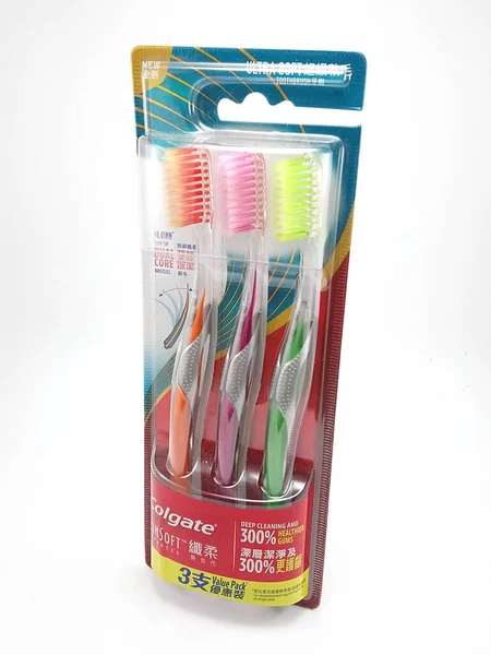 Manila Oct Colgate Slimsoft Advanced Toothbrush October 2020 Manila Philippines — Stock Photo, Image