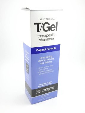 MANILA, PH - OCT 10 - Nörojena t jel tedavi şampuanı 10 Ekim 2020, Manila, Filipinler.