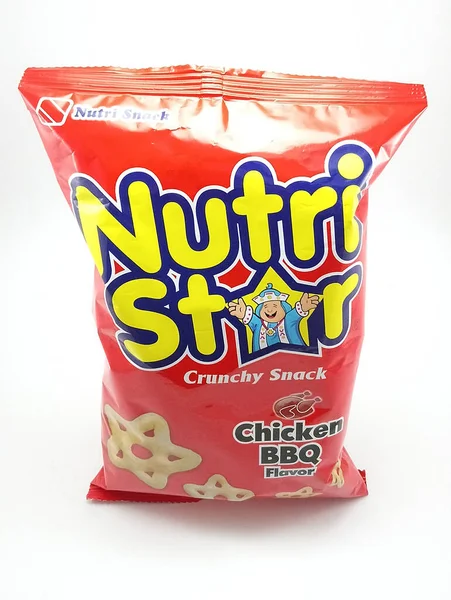 Manila Oct Nutri Star Crunchy Snack Kyckling Bbq Smak Oktober — Stockfoto