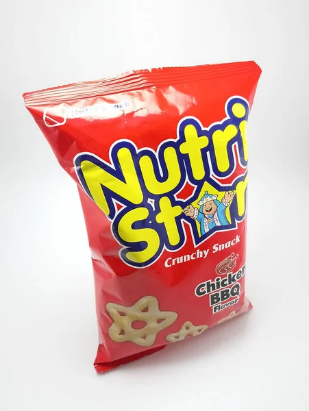 Manila Октября Nutri Star Crunchy Snack Chicken Bbq Flavor October — стоковое фото