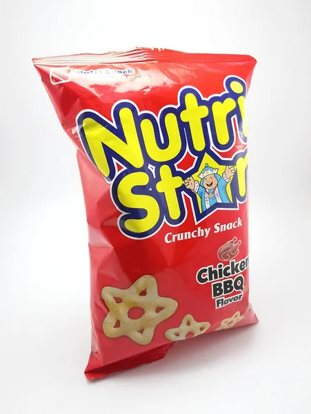Manila Октября Nutri Star Crunchy Snack Chicken Bbq Flavor October — стоковое фото
