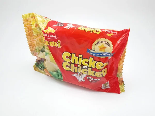 Manila Październik Lucky Mami Chicken Noodles October 2020 Manili Filipiny — Zdjęcie stockowe