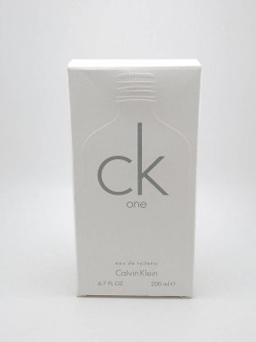 MANILA, PH - OCT 10 - Calvin Klein 10 Ekim 2020 'de Manila, Filipinler' de bir tuvalet parfümü.