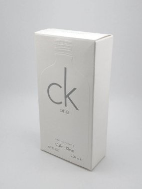 MANILA, PH - OCT 10 - Calvin Klein 10 Ekim 2020 'de Manila, Filipinler' de bir tuvalet parfümü.