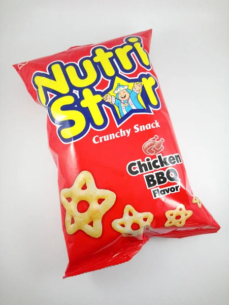 Manila Октября Nutri Star Crunchy Snack Chicken Bbq Flavor October — стоковое фото