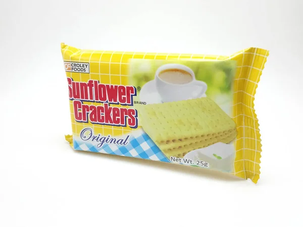 Manila Oct Sunflower Crackers Original Жовтня 2020 Року Манілі Філіппіни — стокове фото