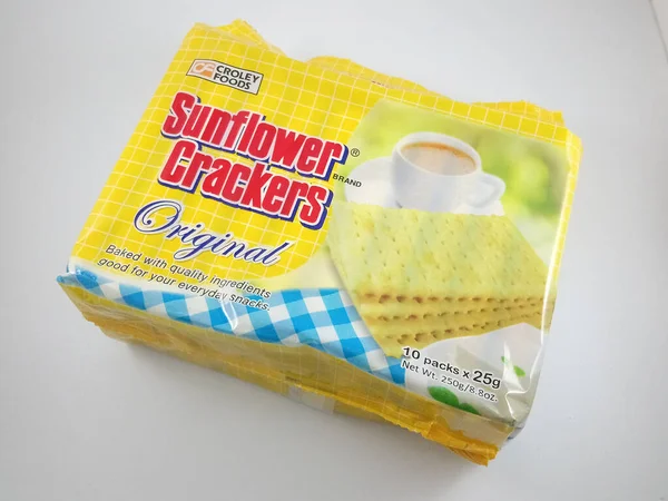 Manila Oct Sunflower Crackers Original October 2020 Manila Philippines — Stock Photo, Image