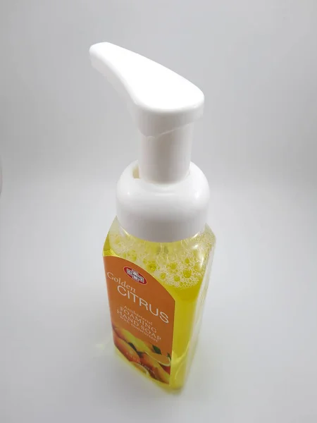 Manila Oct Cleene Golden Citrus Antibacterial Espumante Hand Soap Hydrurizer — Foto de Stock