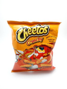 MANILA, PH - 11 Ekim 2020 'de Manila, Filipinler' de Cheetos gevreği.