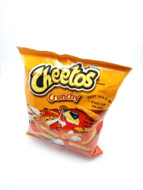 MANILA, PH - 11 Ekim 2020 'de Manila, Filipinler' de Cheetos gevreği.