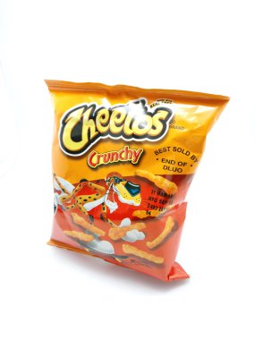 MANILA, PH - 11 Ekim 2020 'de Manila, Filipinler' de Cheetos gevreği.