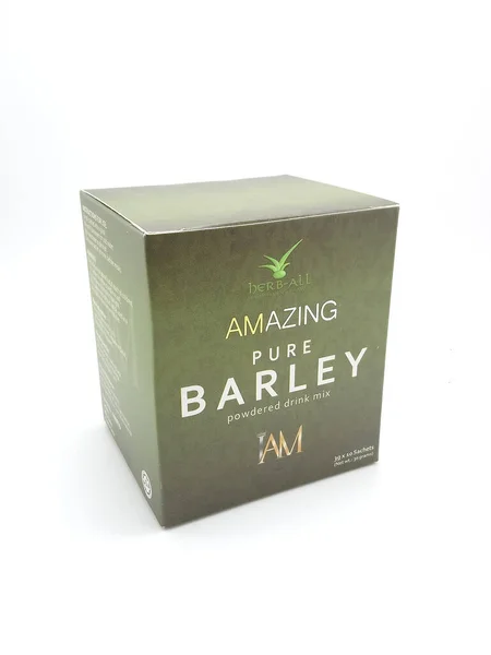 stock image MANILA, PH - OCT 11 - Amazing pure barley powdered drink mix on October 11, 2020 in Manila, Philippines.